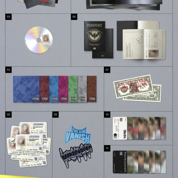 ENHYPEN - 7th Mini Album [THE SIN : VANISH] (FUGITIVES Ver.)(Random) - CD