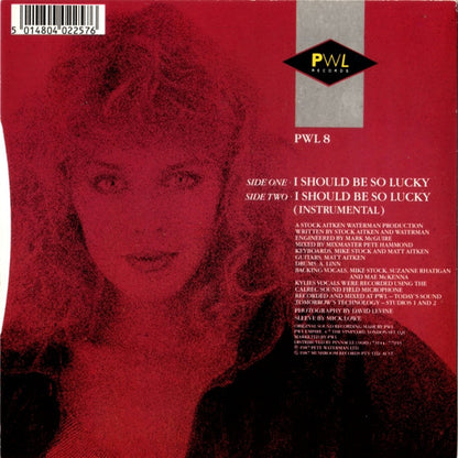 Kylie Minogue - I Should Be So Lucky - LP (Used Vinyl)