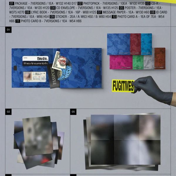 ENHYPEN - 7th Mini Album [THE SIN : VANISH] (FUGITIVES Ver.)(Random) - CD
