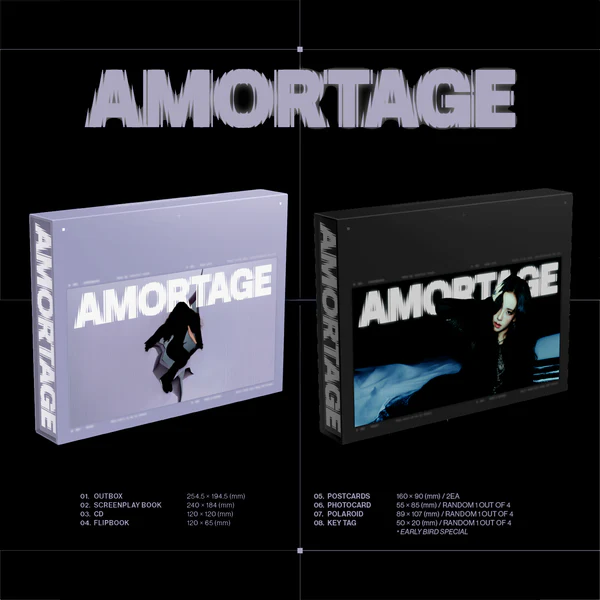 JISOO - الألبوم المصغر الأول [AMORTAGE] - (إصدار فاخر)