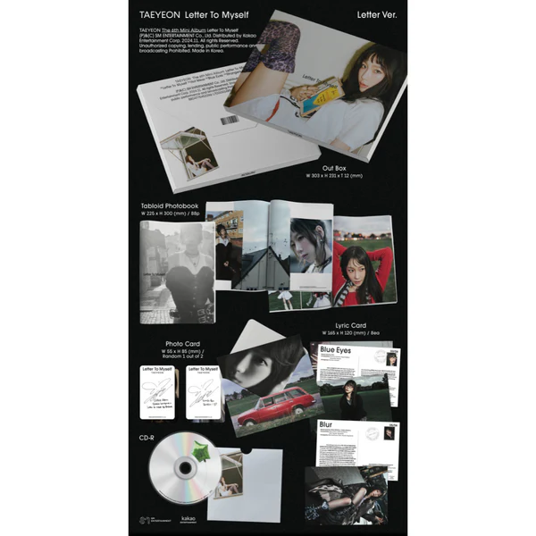 Taeyeon - 6th Mini Album Letter To Myself - (Letter Ver.)