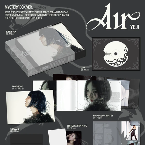 YEJI (ITZY) - 1st Mini Album [Air] - (Mystery Box Ver.)