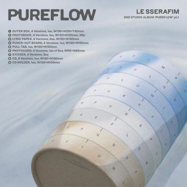 LE SSERAFIM - 2nd Studio Album [PUREFLOW] pt.1 - CD