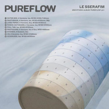 LE SSERAFIM - 2nd Studio Album [PUREFLOW] pt.1 - CD