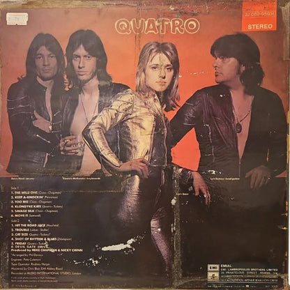 Suzi Quatro - Quatro - LP (Used Vinyl)