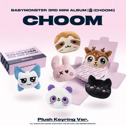 BABYMONSTER - 3rd Mini Album [CHOOM] (Plush Keyring Ver.) (Random)