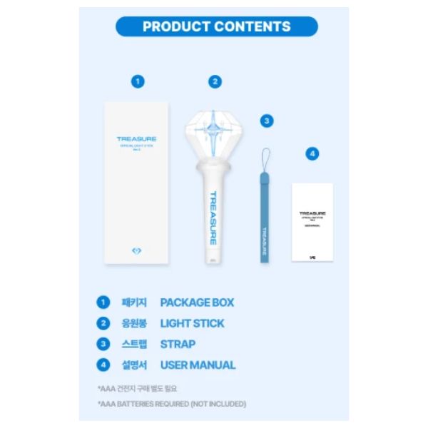 TREASURE - OFFICIAL LIGHT STICK Ver.2