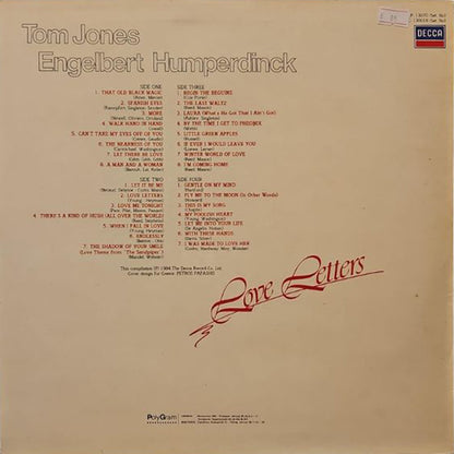 Tom Jones & Engelbert - Love Letters - 2LP (Used Vinyl)