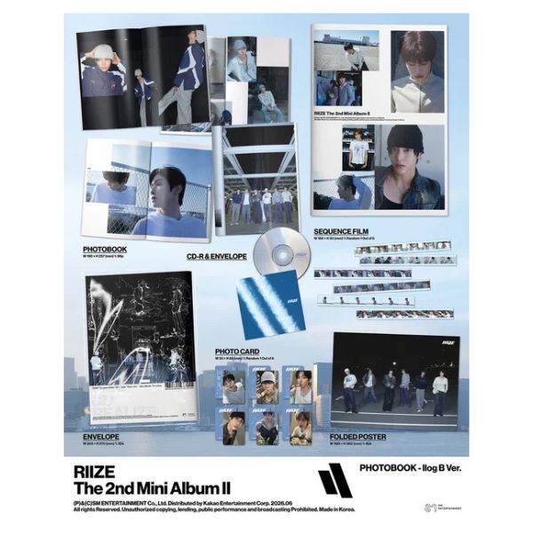 RIIZE - 2nd Mini Album [II] (Photobook Ver.) - CD