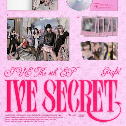 IVE - الألبوم الرابع [IVE SECRET] (نسخة عشوائية)