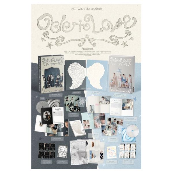 NCT WISH - 1st Full Album [Ode to Love] (Package Ver.) (Random Ver.)