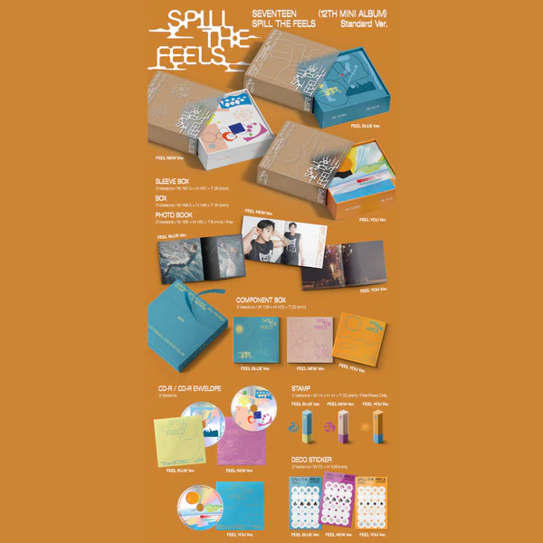 Shop Seventeen - 12th Mini Album Spill The Feels. Now at cavo music store uae