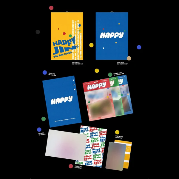 Jin - 1st Solo Album Happy - (Weverse Albums Ver.)