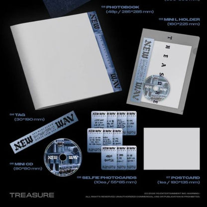 TREASURE - 4th Mini Album [NEW WAV] - CD