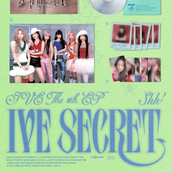 IVE - الألبوم الرابع [IVE SECRET] (نسخة عشوائية)