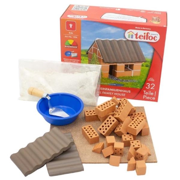 Teifoc TEI 1024 Small Family House 35 pieces Brick Construction Kit