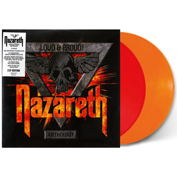 Nazareth - Loud & Proud Anthology (Special Edition, Red & Orange Vinyl) - 2LP. Now available online in uae
