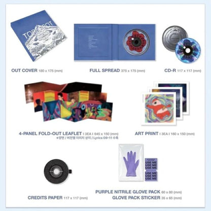 T.O.P - 1st Full Album [TOP SPOT – 다중관점  (ANOTHER DIMENSION)](Random Version) - CD