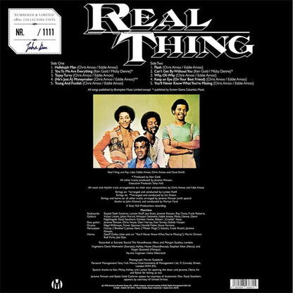 The Real Thing - Real Thing  (Limited Edition & Numbered, Orange Marbled Vinyl) - LP