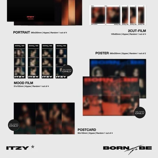 ITZY - Mini Album - Born To Be