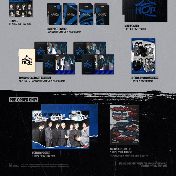 Stray Kids - Skzhop Hiptape 合 (Hop) - (Special Gift : Photocard 1 Ea)