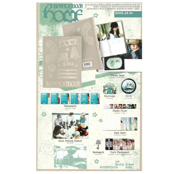 BOYNEXTDOOR - 1st Studio Album [HOME] - CD