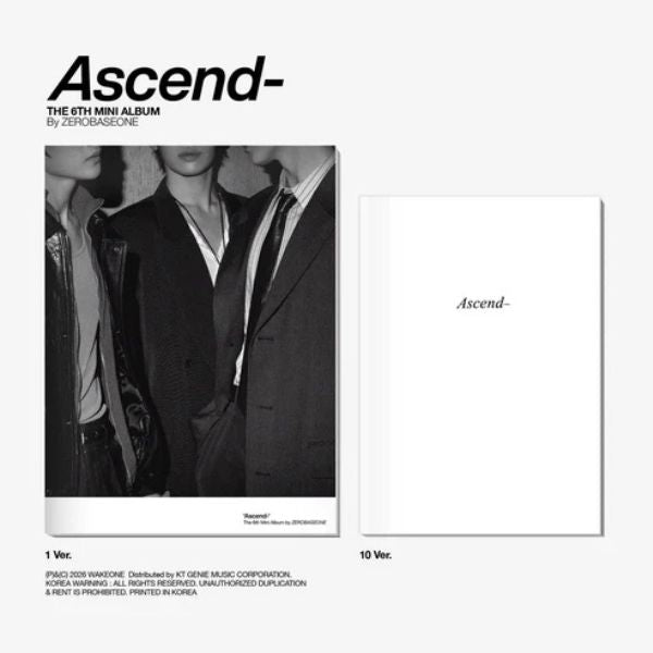ZEROBASEONE - 6th Mini Album [Ascend-] (Photobook Ver.) - CD