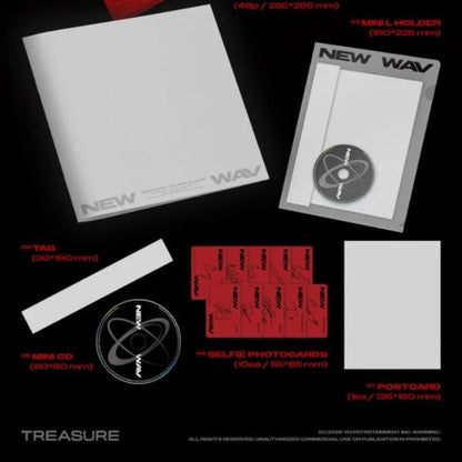 TREASURE - 4th Mini Album [NEW WAV] - CD