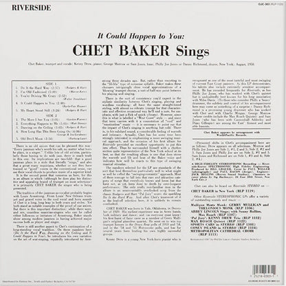 Chet Baker - It Could Happen To You - LP