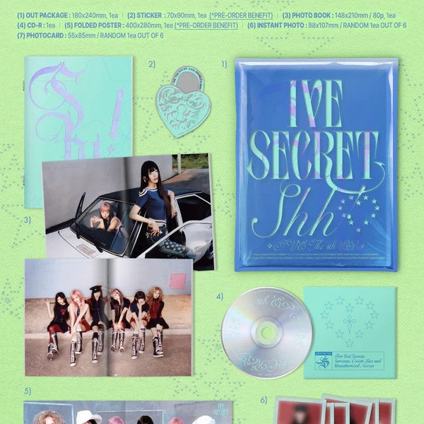 IVE - الألبوم الرابع [IVE SECRET] (نسخة عشوائية)
