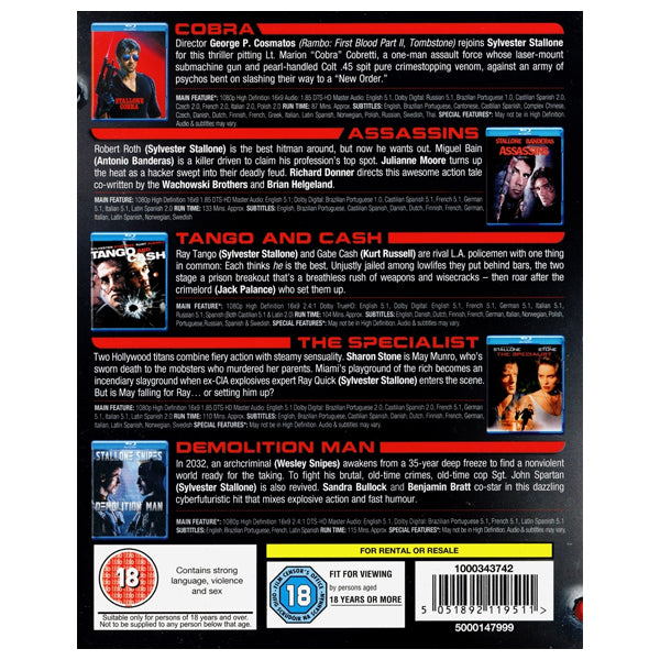 Stallone - Collection - Blu-ray