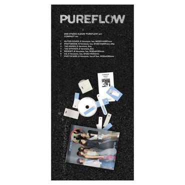 LE SSERAFIM - 2nd Studio Album [PUREFLOW] pt.1 (COMPACT Ver.) - CD