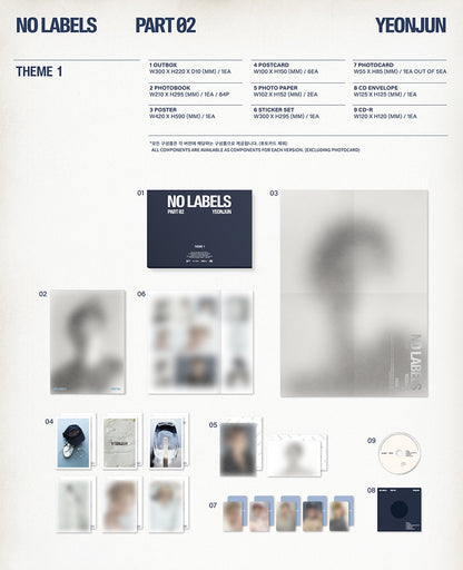 YEONJUN - 2nd Mini Album [NO LABELS: PART 02] (THEME 1) - CD