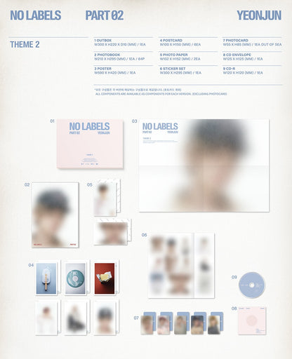 YEONJUN - 2nd Mini Album [NO LABELS: PART 02] (THEME 1) - CD