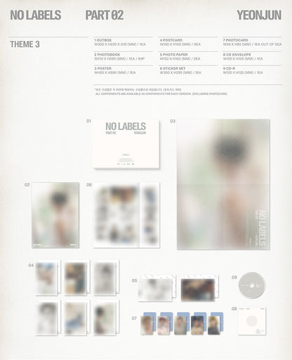 YEONJUN - 2nd Mini Album [NO LABELS: PART 02] (THEME 1) - CD