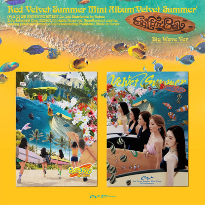 Red Velvet - Summer Mini Album [Velvet Summer] (Big Wave Ver.) (Random Ver.) - CD