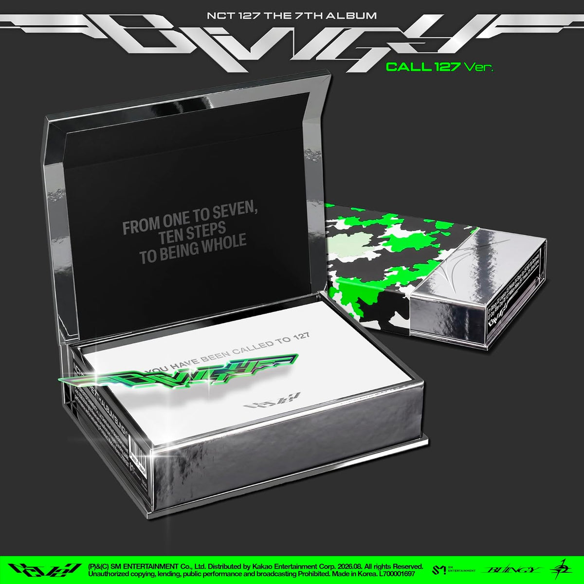NCT 127 - 7th Full Album [BLINGY] (CALL 127 Ver.) - Smart Album