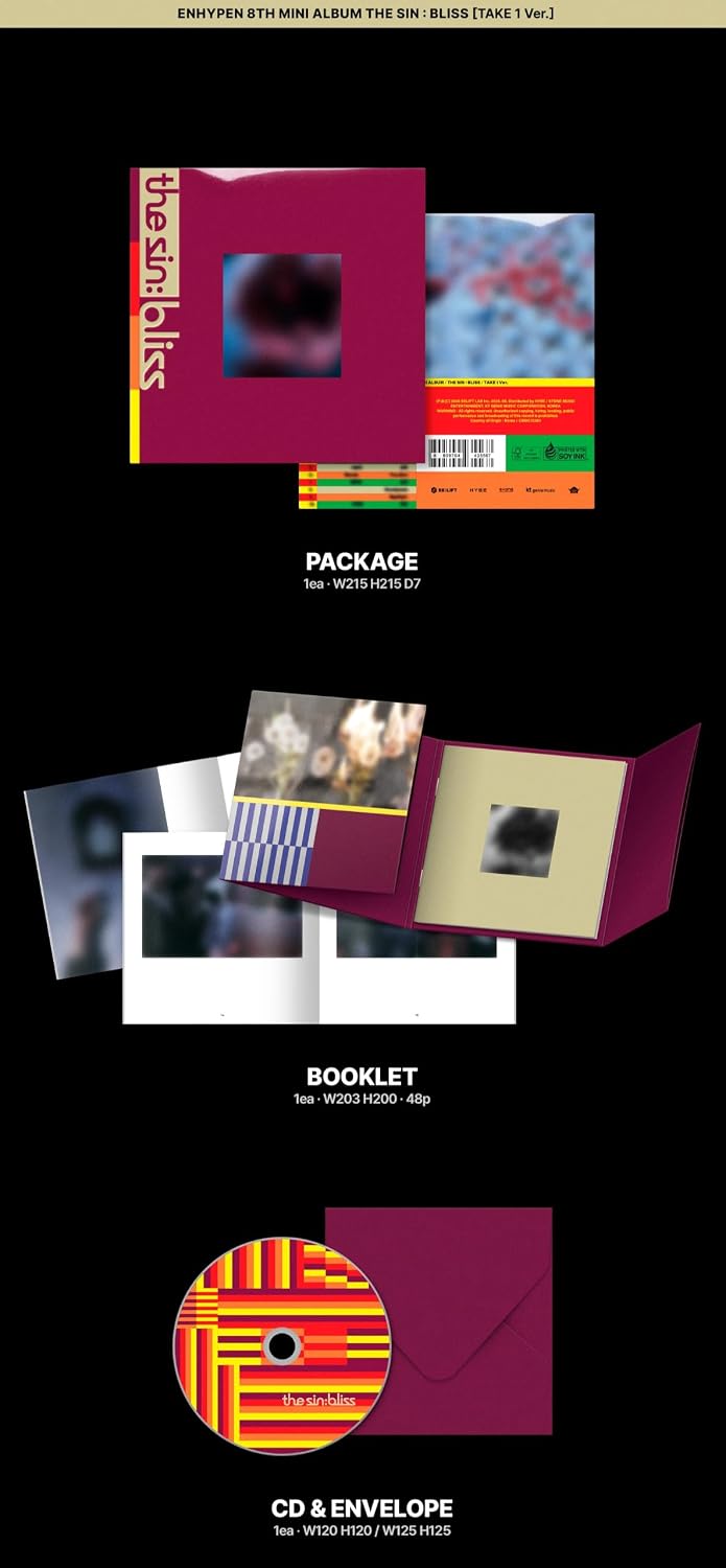 ENHYPEN - 8th Mini Album [THE SIN : BLISS] [Photobook Version] - CD