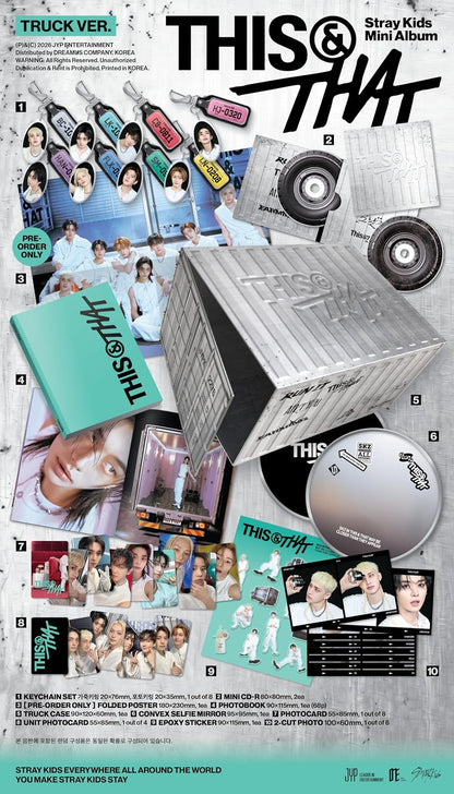 Stray Kids - 10th Mini Album [THIS & THAT] (TRUCK VER.) - CD