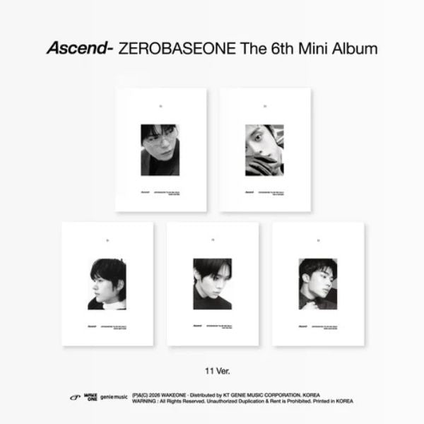 ZEROBASEONE - 6th Mini Album [Ascend-] (11 Ver.) (Random)