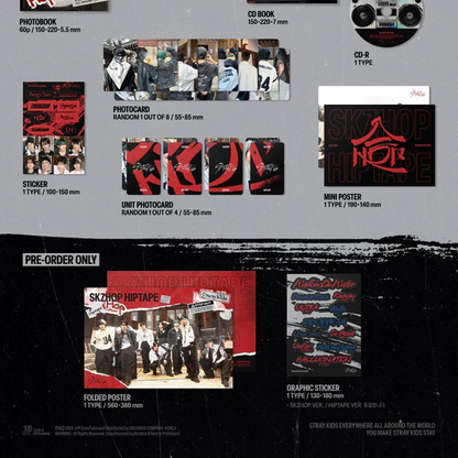 Stray Kids - Skzhop Hiptape 合 (Hop) - (Special Gift : Photocard 1 Ea)