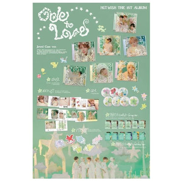 NCT WISH - 1st Full Album [Ode to Love] (Jewel Case Ver.) (Random Ver.) - CD