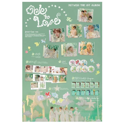 NCT WISH - 1st Full Album [Ode to Love] (Jewel Case Ver.) (Random Ver.) - CD