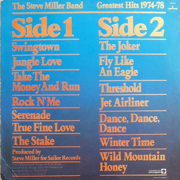 فرقة ستيف ميلر - أعظم الأغاني 1974-1978 - ألبوم (فينيل مستعمل)
