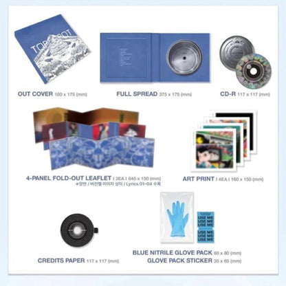 T.O.P - 1st Full Album [TOP SPOT – 다중관점  (ANOTHER DIMENSION)](Random Version) - CD