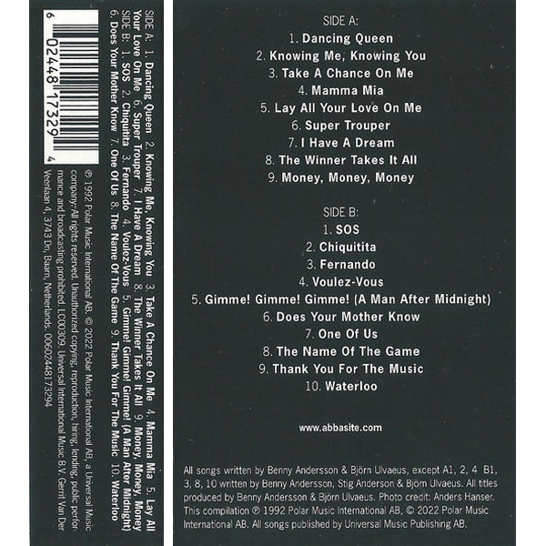 ABBA - Gold (Limited Edition Gold Cassette) - K7. Shop now online in UAE