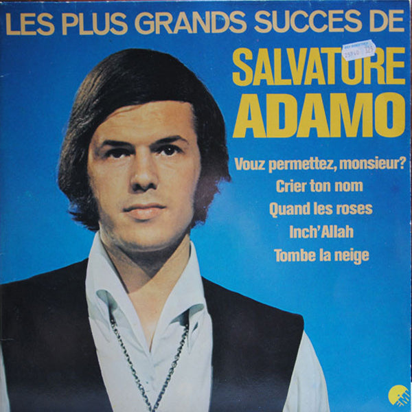 Adamo - Les Plus Grands Succes De Salvatore Adamo - 2LP (Used Vinyl)