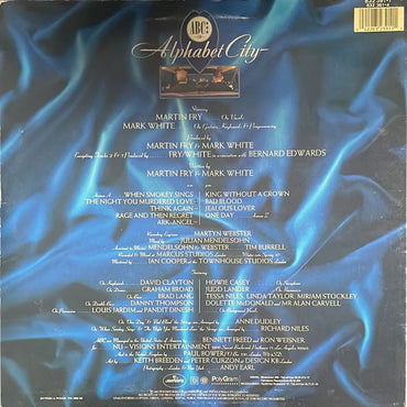 ABC - Alphabet City (cover is damaged by water) - LP (Used Vinyl)