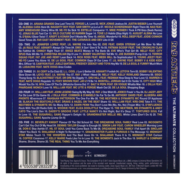 Various Artist - Ultimate R & B Anthems - 5CD