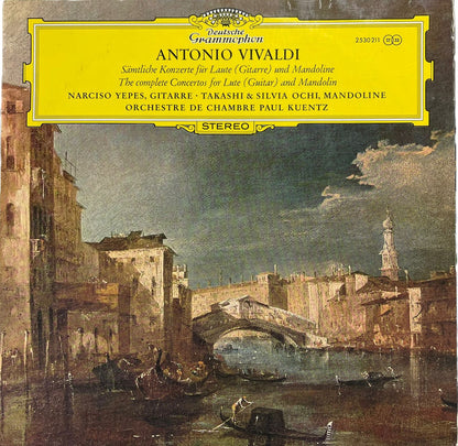 أنطونيو فيفالدي - Samtliche Konzerte Fur Laute (Gitarre) والماندولين (الكونشيرتو الكامل للوث (الجيتار) والمندولين) - LP (فينيل مستعمل)